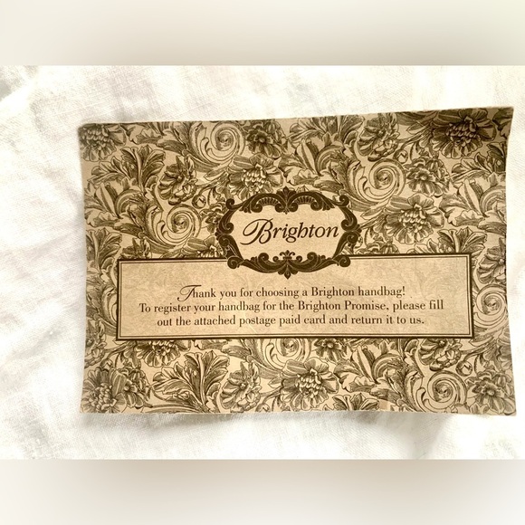 Brighton Leather Rosalie 3D Rose Flower Shoulder Handbag, Embellish Silver Strap - Picture 13 of 16